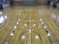 鶴岡市立鶴岡第一中学校体育館床補修工事